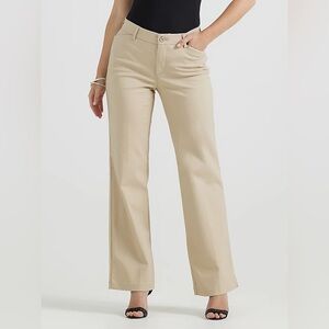 NWT LEE Women’s Ultra Lux Flex Motion Regular Fit Mid Rise Trouser 27X30